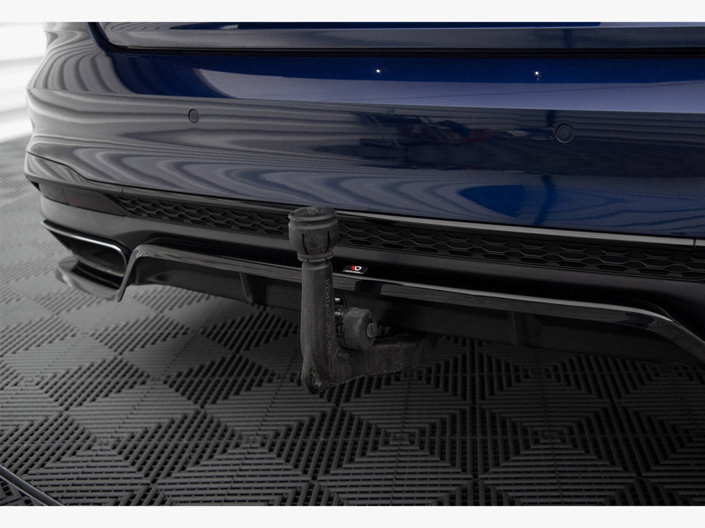 Maxton Design Rear Splitter (Vertical Bars) V.2 Audi A4 S-Line B9 Facelift