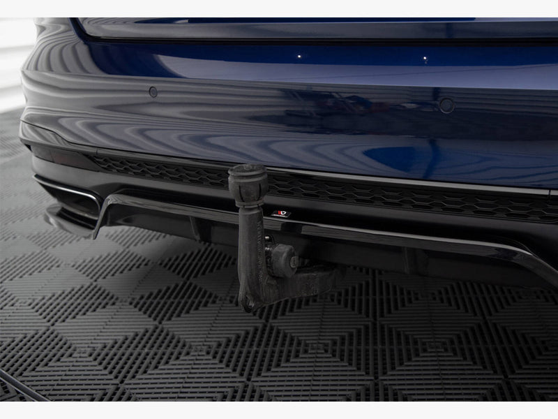 Maxton Design Rear Splitter (Vertical Bars) V.2 Audi A4 S-Line B9 Facelift