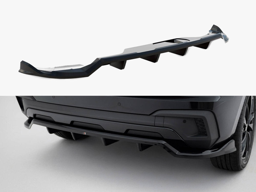 Maxton Design Rear Splitter (Vertical Bars) Skoda Kamiq Monte Carlo Mk1 Facelift