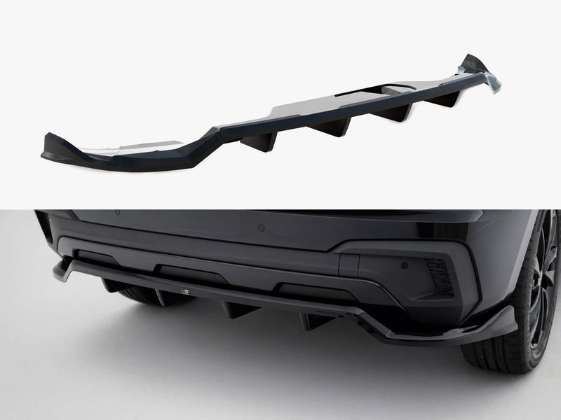 Maxton Design Rear Splitter (Vertical Bars) Skoda Kamiq Monte Carlo Mk1 Facelift