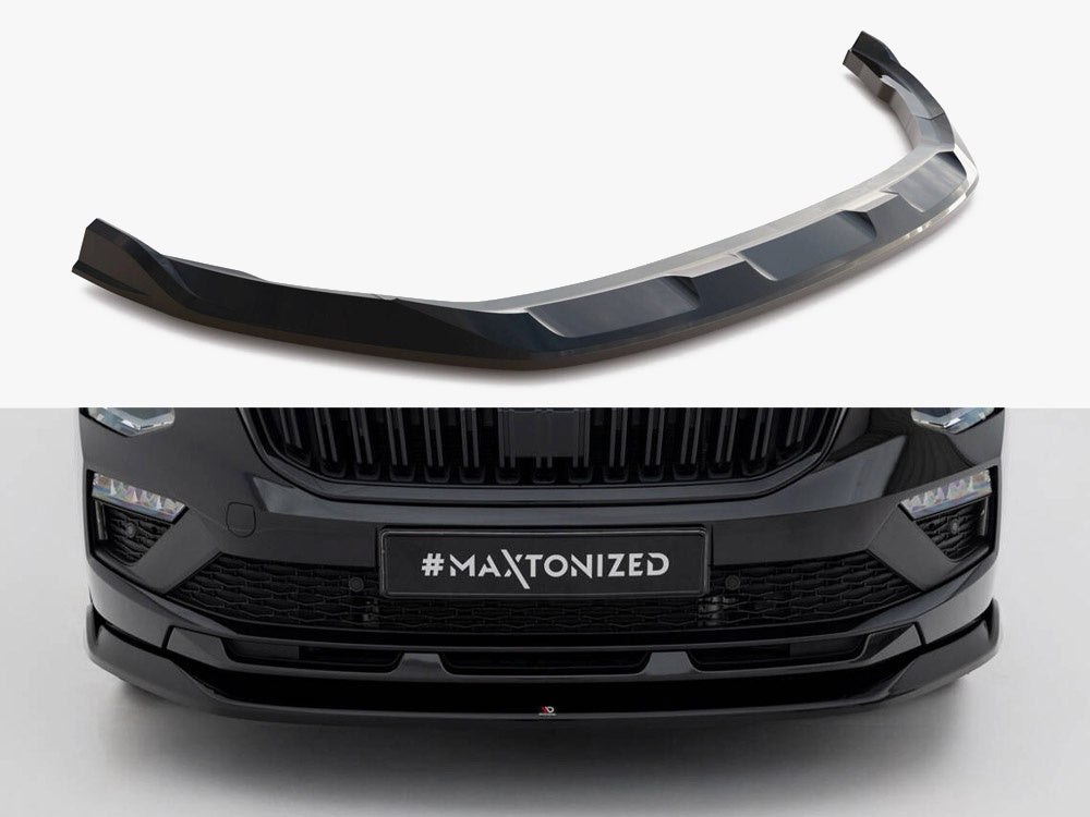 Maxton Design Front Splitter V.1 Skoda Kamiq Monte Carlo Mk1 Facelift