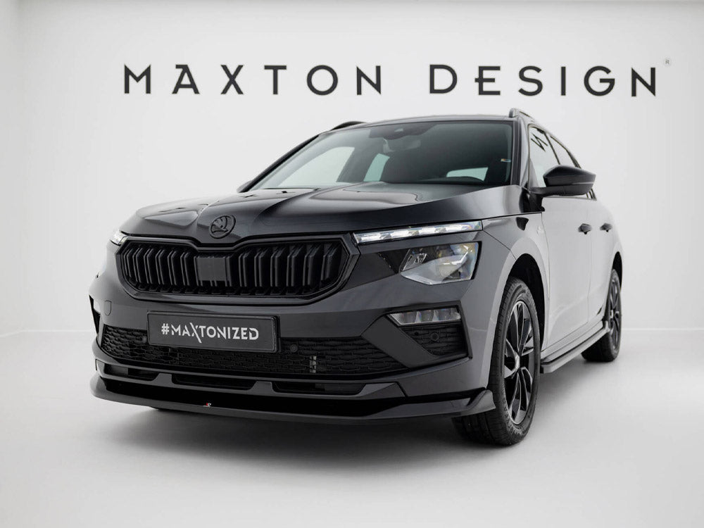 Maxton Design Front Splitter V.1 Skoda Kamiq Monte Carlo Mk1 Facelift