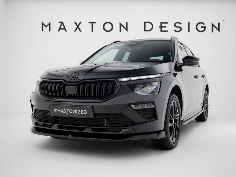 Maxton Design Front Splitter V.1 Skoda Kamiq Monte Carlo Mk1 Facelift