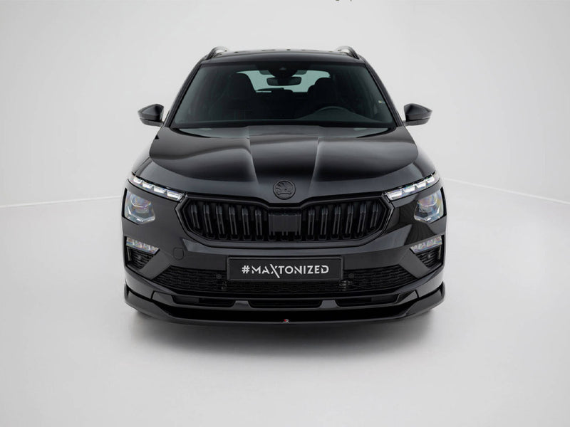 Maxton Design Front Splitter V.1 Skoda Kamiq Monte Carlo Mk1 Facelift