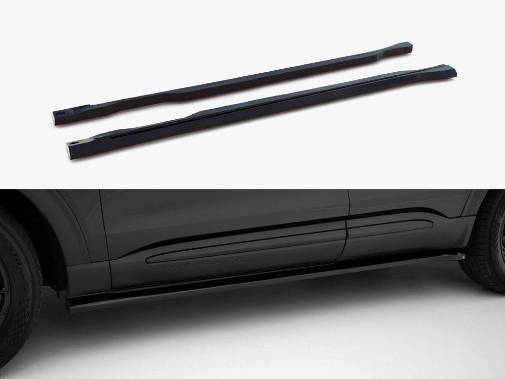 Maxton Design Side Skirts Diffusers Ford Explorer XLT Mk6