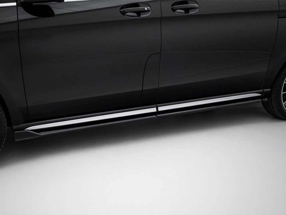 Maxton Design Side Skirts Diffusers V.2 Mercedes-Benz V-Class Long AMG-Line W447 Facelift 2