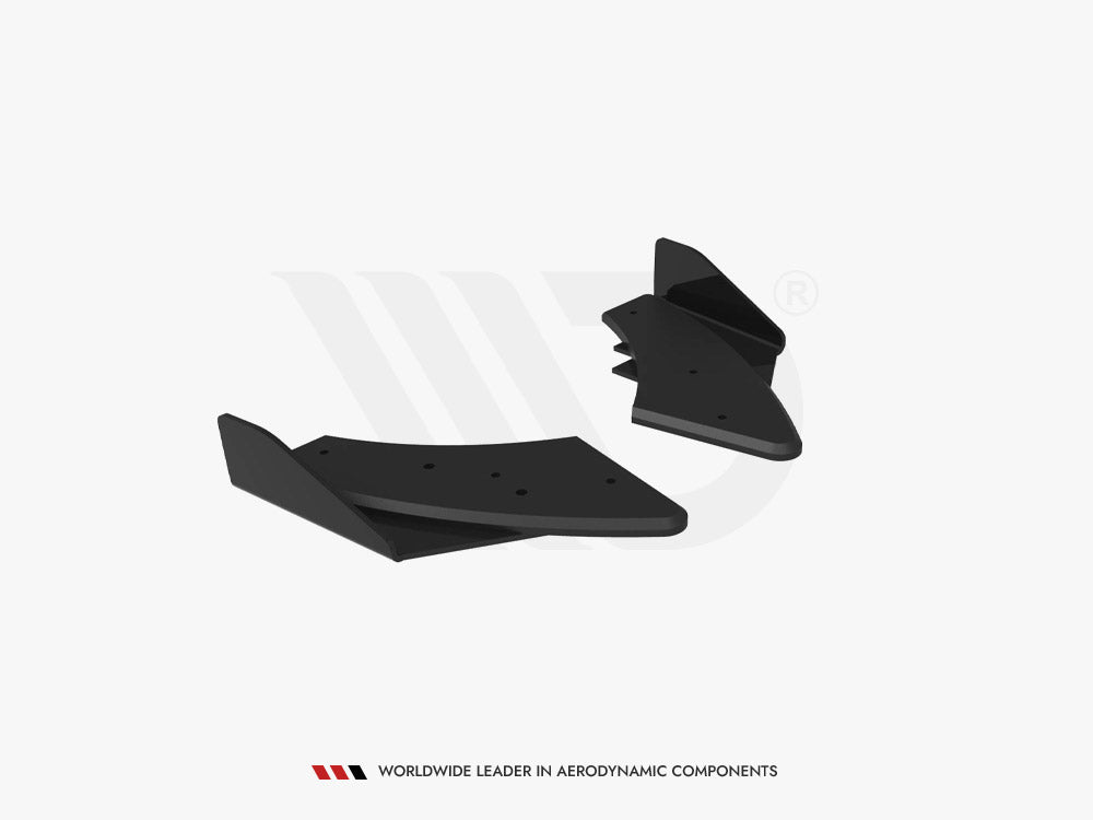 Maxton Design Street Pro Rear Side Splitters + Flaps Audi S3 Sportback 8Y Facelift