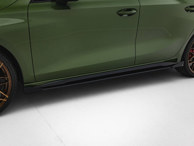 Maxton Design Street PRO Side Skirts Diffusers + Flaps Audi S3 Sportback / A3 S-Line Sportback 8Y Facelift