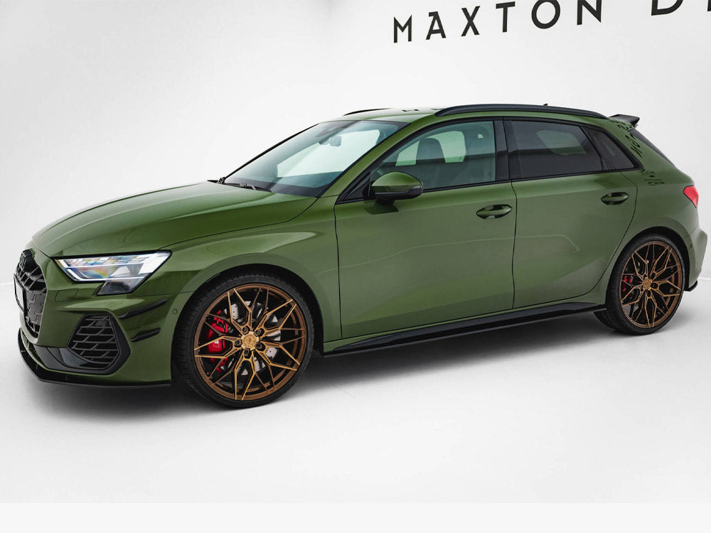Maxton Design Street PRO Side Skirts Diffusers Audi S3 Sportback / A3 S-Line Sportback 8Y Facelift