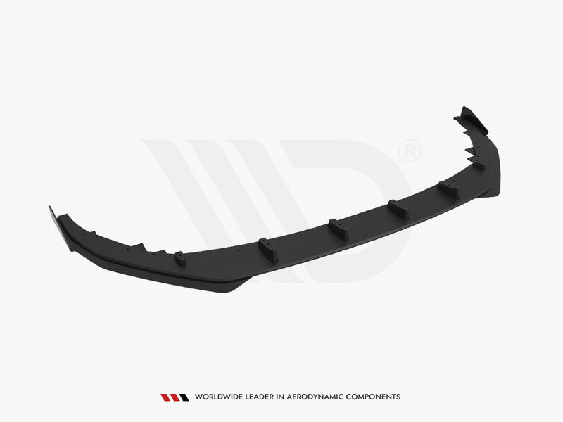 Maxton Design Street PRO Front Splitter V.1 + Flaps Audi S3 Sportback / A3 S-line Sportback 8Y Facelift