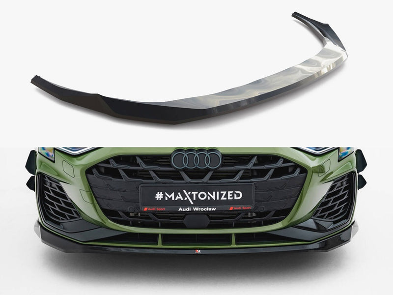 Maxton Design Front Splitter V.2 Audi S3 Sportback / A3 S-Line Sportback 8Y Facelift