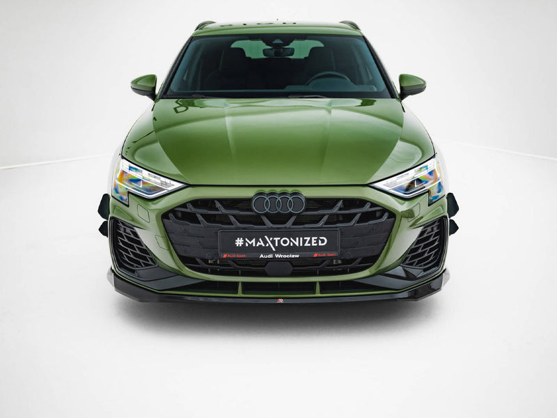 Maxton Design Front Splitter V.2 Audi S3 Sportback / A3 S-Line Sportback 8Y Facelift