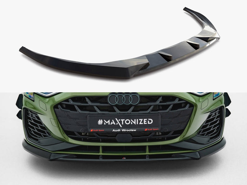 Maxton Design Front Splitter V.1 Audi S3 Sportback / A3 S-Line Sportback 8Y Facelift