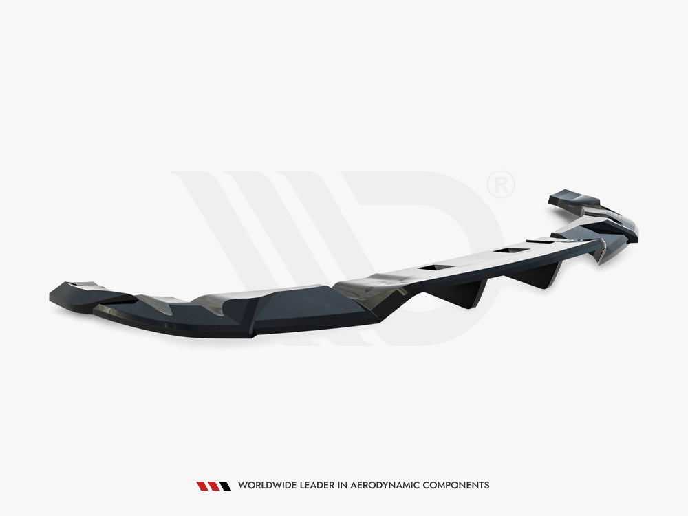 Maxton Design Rear Splitter (Vertical Bars) V.2 Tesla Model 3 Performance Mk1 Facelift