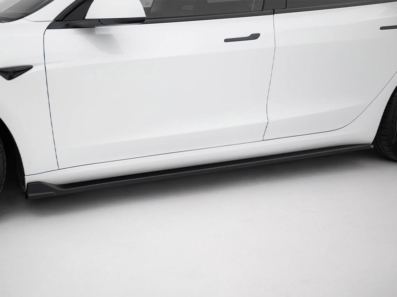 Maxton Design Side Skirts Diffusers V.3 Tesla Model 3 Performance Mk1 Facelift