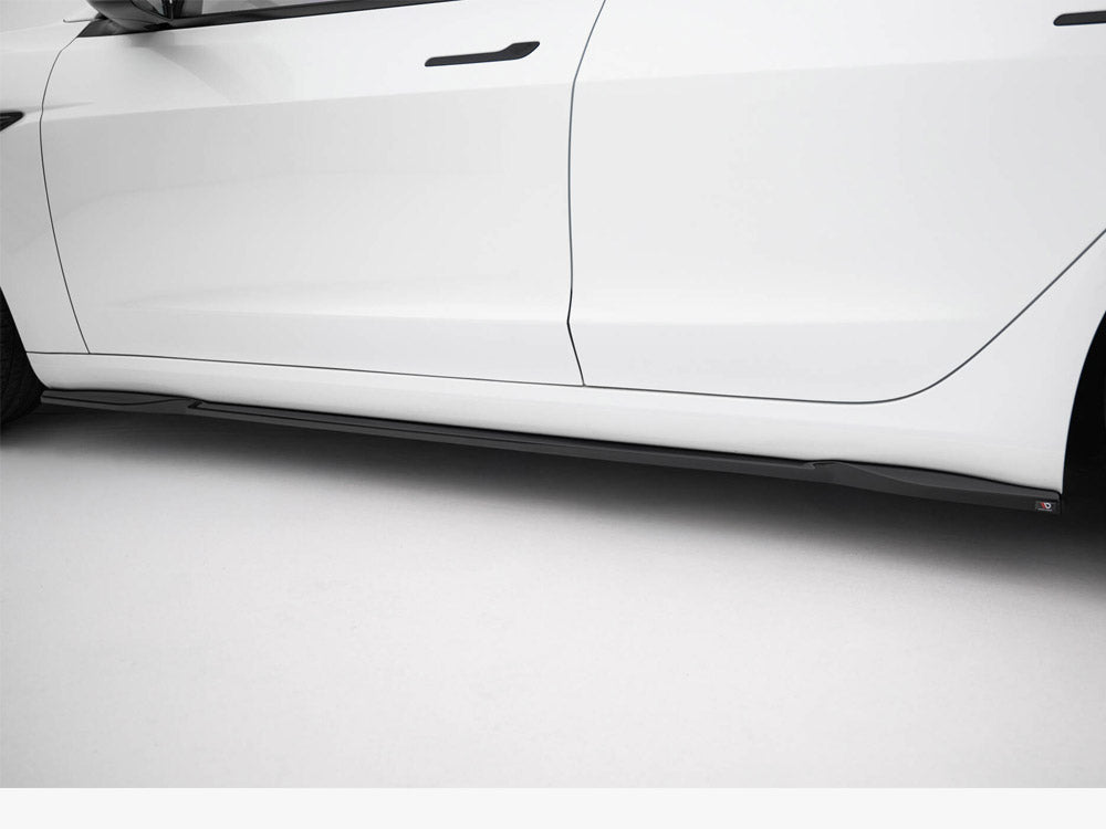 Maxton Design Side Skirts Diffusers V.2 Tesla Model 3 Performance Mk1 Facelift