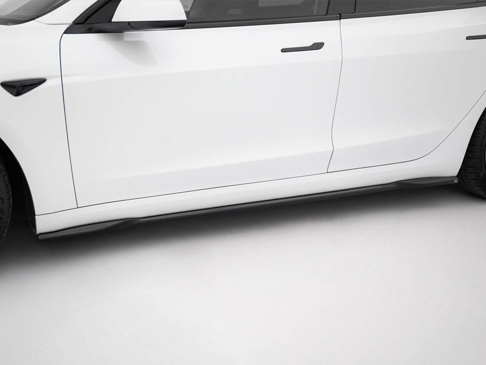 Maxton Design Side Skirts Diffusers V.2 Tesla Model 3 Performance Mk1 Facelift