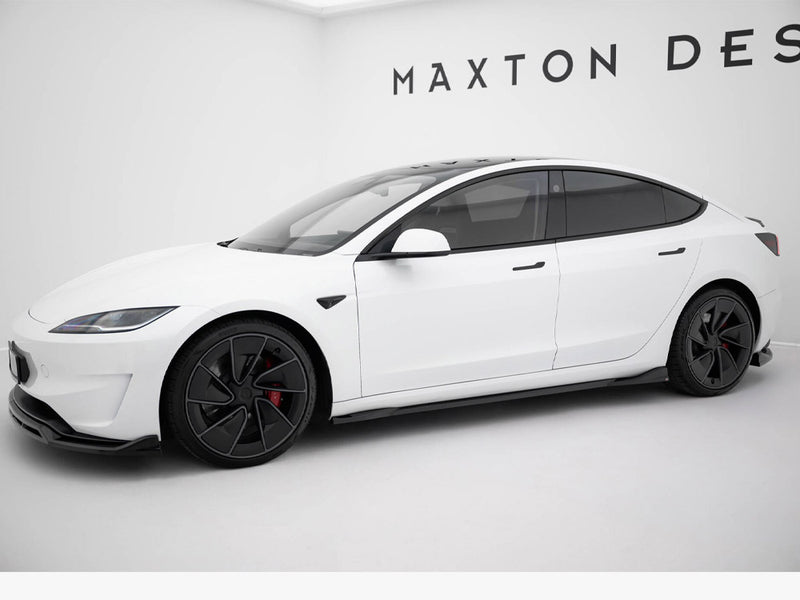 Maxton Design Side Skirts Diffusers V.1 Tesla Model 3 Performance Mk1 Facelift