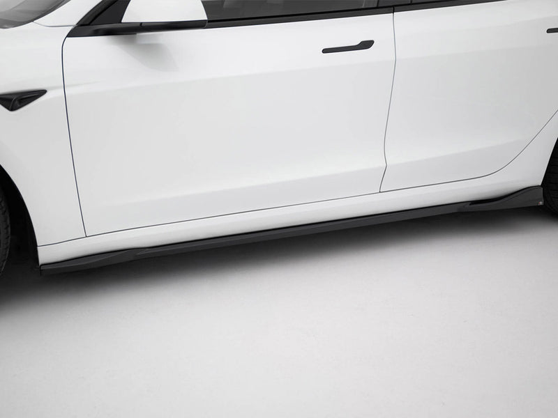 Maxton Design Side Skirts Diffusers V.1 Tesla Model 3 Performance Mk1 Facelift