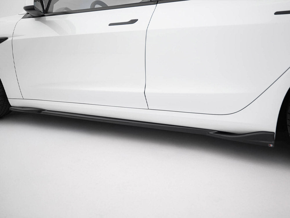 Maxton Design Side Skirts Diffusers V.1 Tesla Model 3 Performance Mk1 Facelift