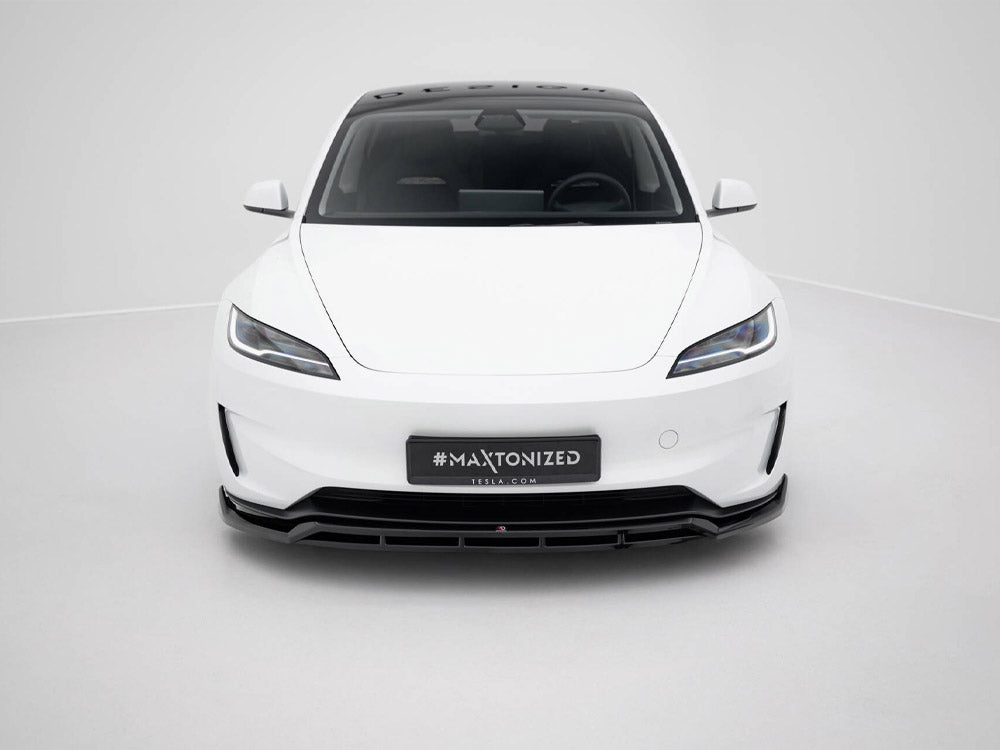 Maxton Design Front Splitter V.1 Tesla Model 3 Performance Mk1 Facelift