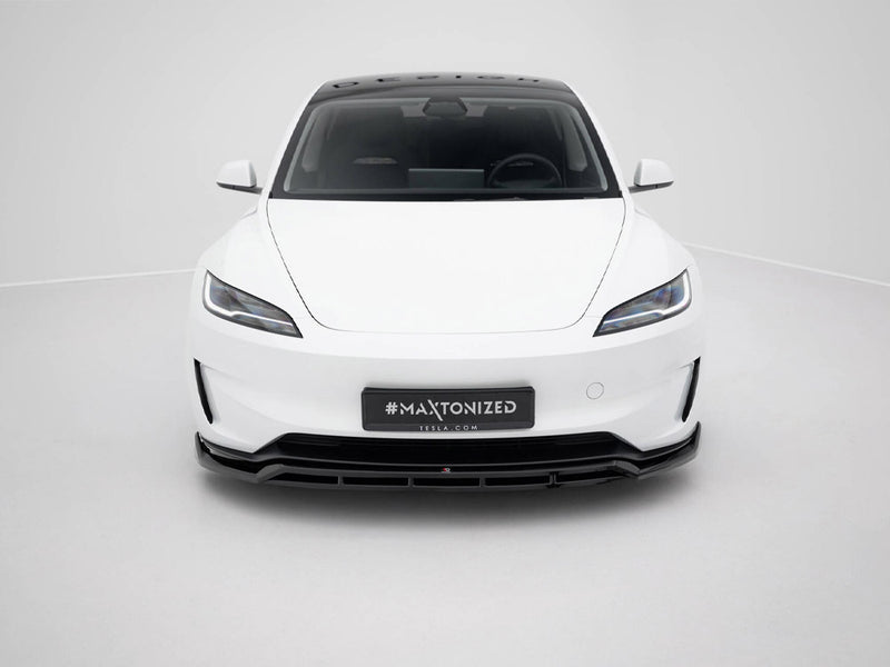Maxton Design Front Splitter V.1 Tesla Model 3 Performance Mk1 Facelift