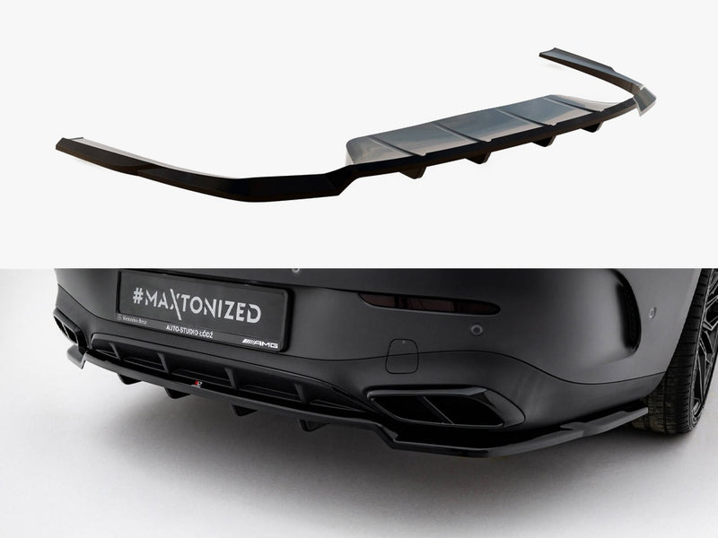 Maxton Design Rear Splitter (Vertical Bars) Mercedes-Benz CLE AMG-Line C236