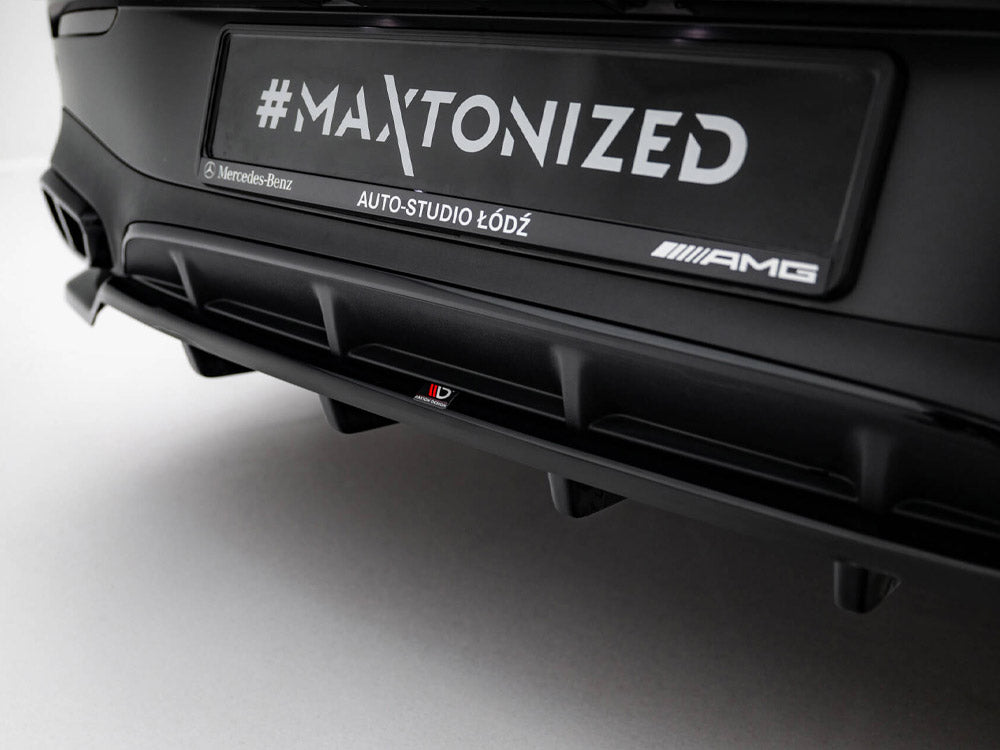 Maxton Design Rear Splitter (Vertical Bars) Mercedes-Benz CLE AMG-Line C236