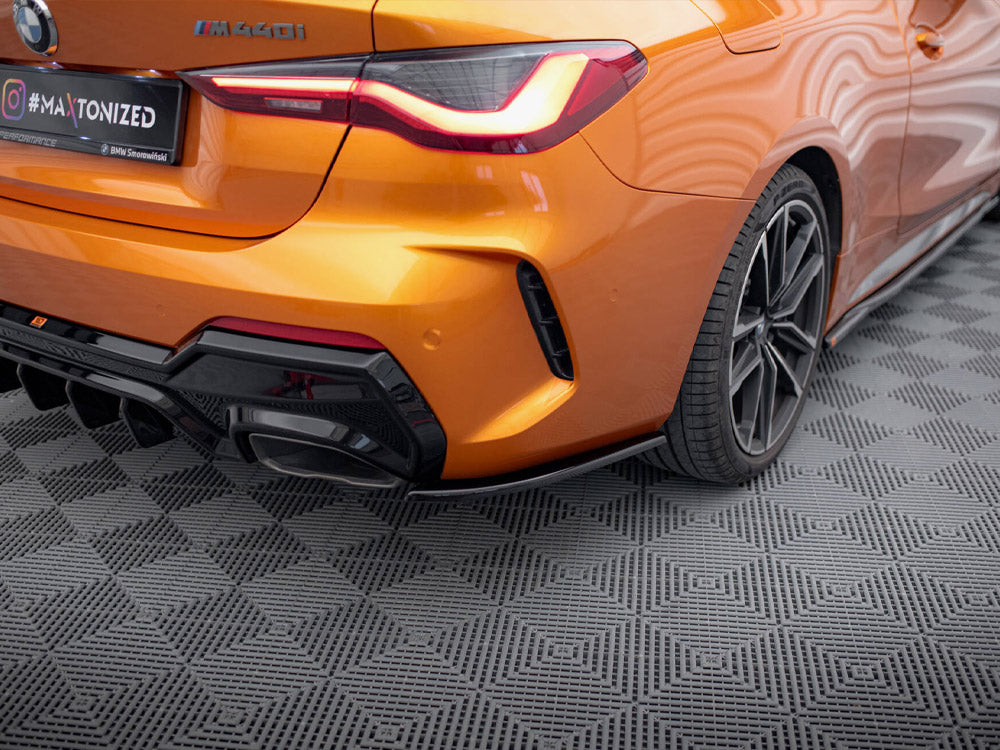 Maxton Design Rear Side Splitters V.5 BMW 4 M440i G22 / G23 / G22 Facelift / G23 Facelift