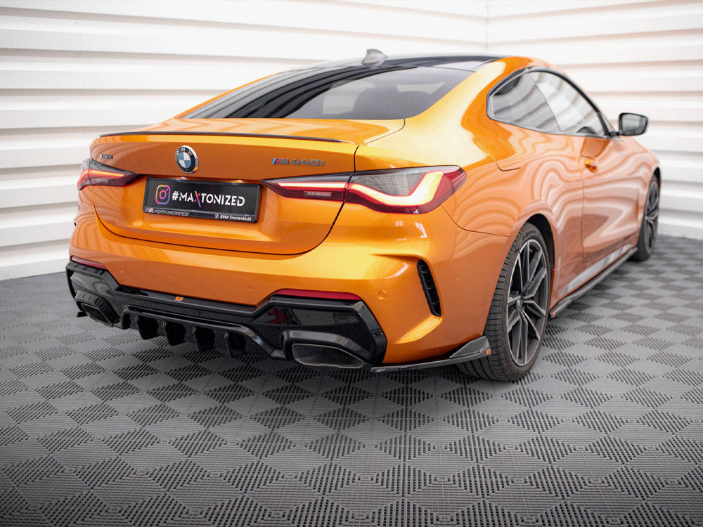 Maxton Design Rear Side Splitters V.6 BMW 4 M440i G22 / G23 / G22 Facelift / G23 Facelift