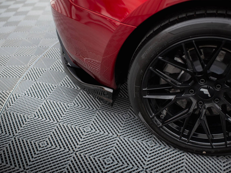 Maxton Design Rear Splitter (Vertical Bars) V.2 Tesla Model 3 FL Project Highland