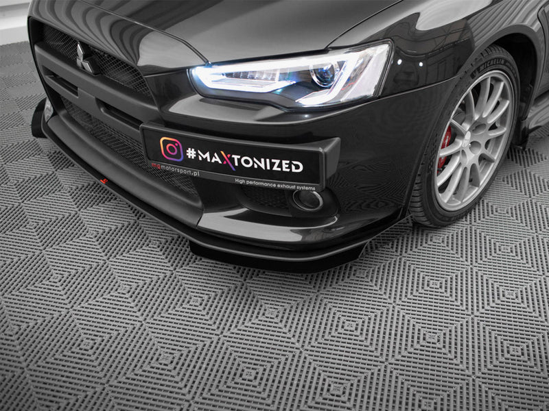 Maxton Design Front Flaps Mitsubishi Lancer EVO X