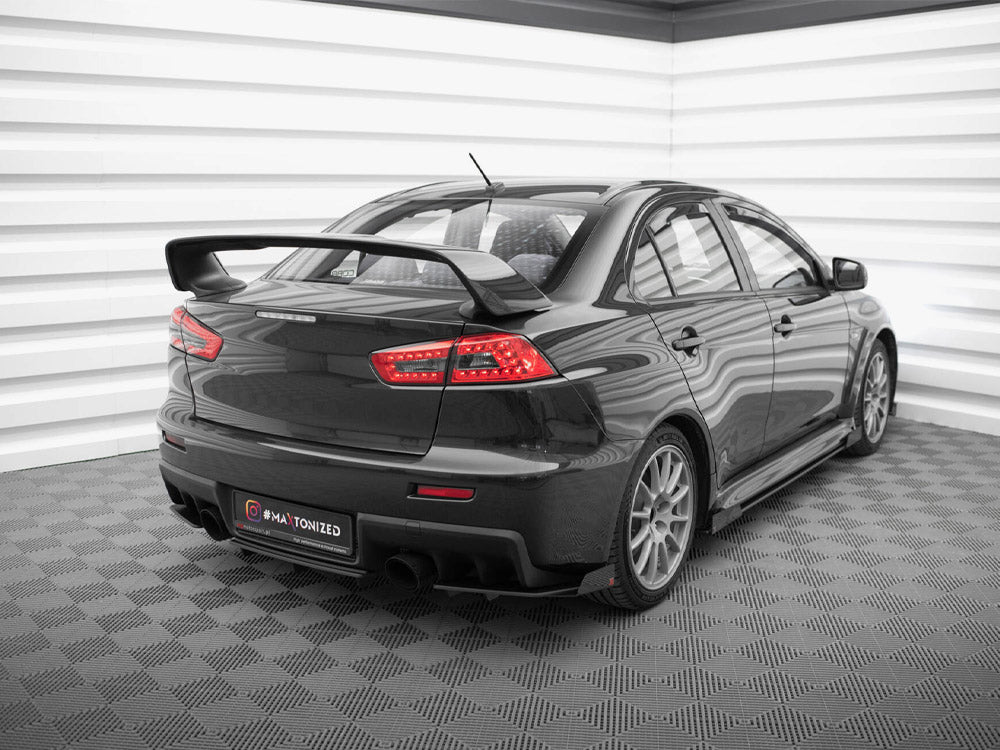Maxton Design Street Pro Rear Side Splitters + Flaps Mitsubishi Lancer EVO X