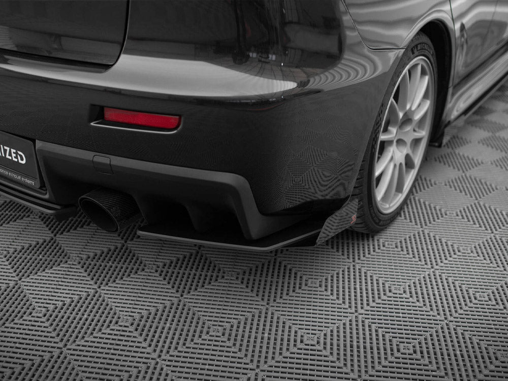 Maxton Design Street Pro Rear Side Splitters + Flaps Mitsubishi Lancer EVO X