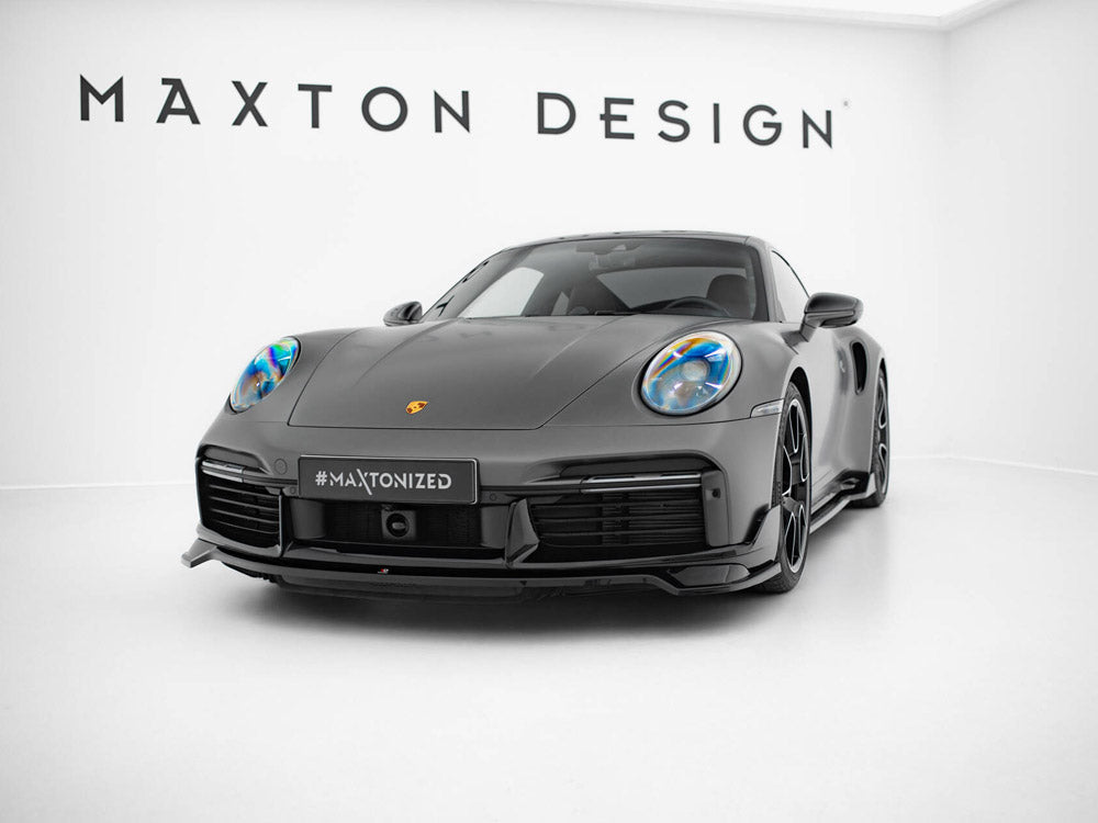 Maxton Design Front Splitter Porsche 911 Turbo S Sport Package 992