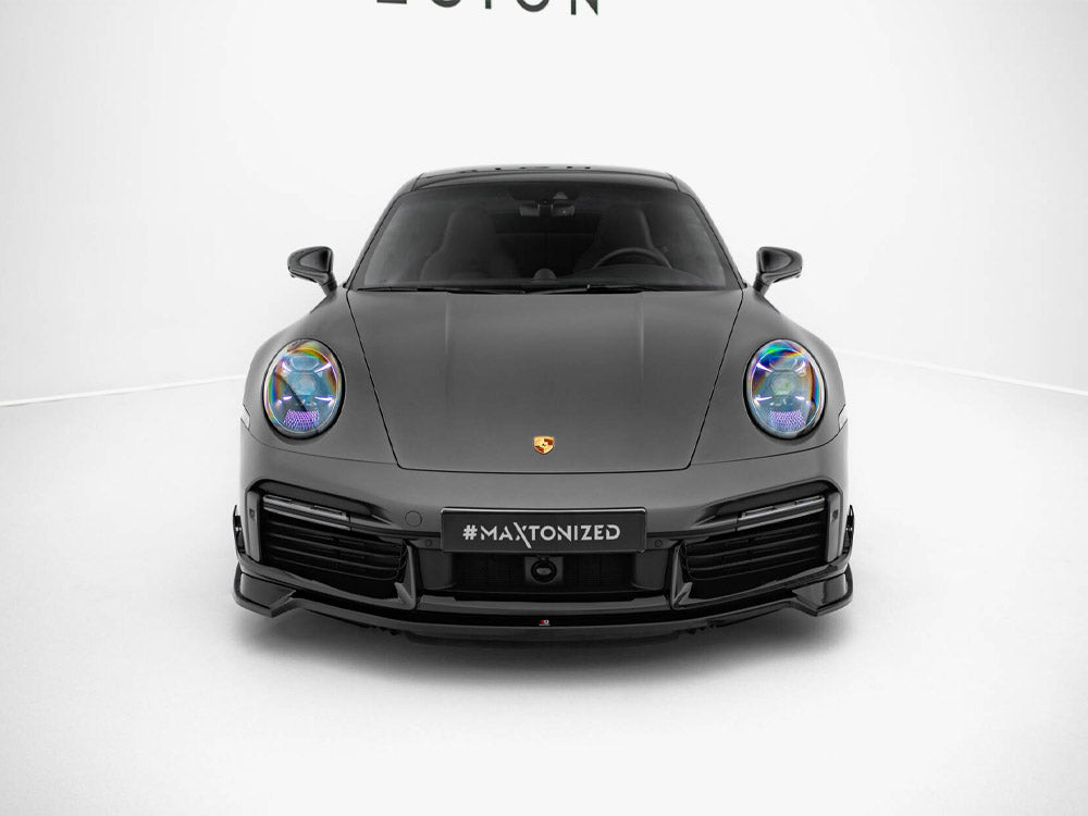 Maxton Design Front Splitter Porsche 911 Turbo S Sport Package 992