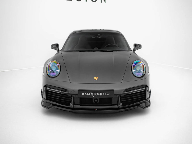 Maxton Design Front Splitter Porsche 911 Turbo S Sport Package 992