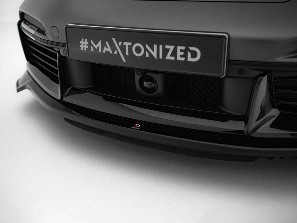 Maxton Design Front Splitter Porsche 911 Turbo S Sport Package 992