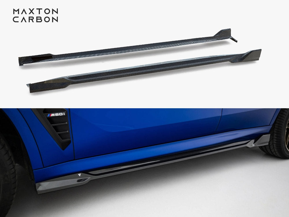 Maxton Design Prepreg Carbon Fiber Side Skirts BMW X5 M-Pack G05 Facelift