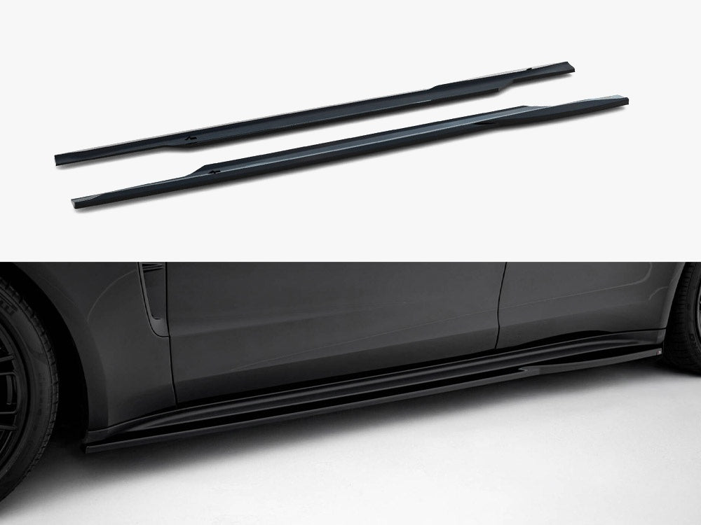 Maxton Design Side Skirts Diffusers V.2 Porsche Panamera Turbo S E-Hybrid / Panamera E-Hybrid / Panamera 4S 971