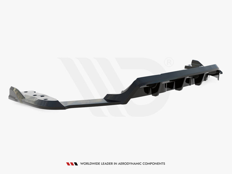 Maxton Design Rear Splitter (Vertical Bars) BMW X6 M F96 Facelift