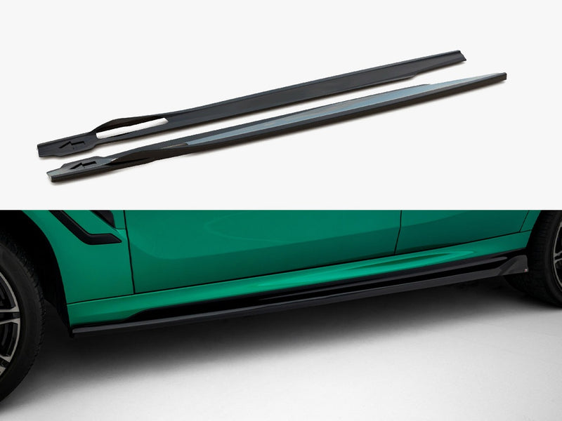 Maxton Design Side Skirts Diffusers BMW X6 M F96 Facelift