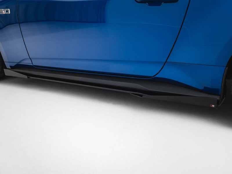 Maxton Design Street PRO Side Skirts Diffusers + Flaps Ford Mustang GT Mk7