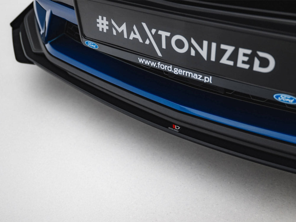 Maxton Design Street PRO Front Splitter V.1 + Flaps Ford Mustang GT Mk7