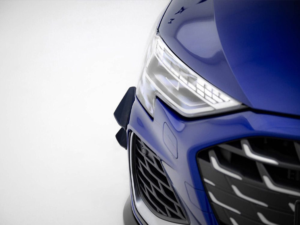 Maxton Design Front Bumper Wings (Canards) Audi A3 S-Line Sedan / S3 Sedan 8Y Facelift