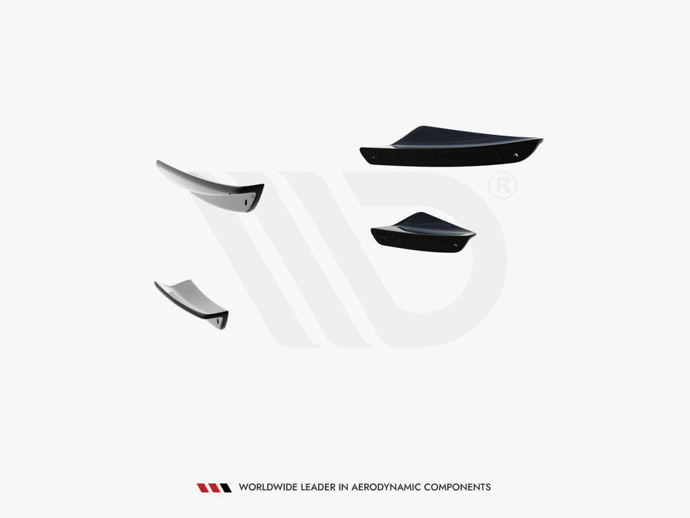 Maxton Design Front Bumper Wings (Canards) Audi A3 S-Line Sedan / S3 Sedan 8Y Facelift
