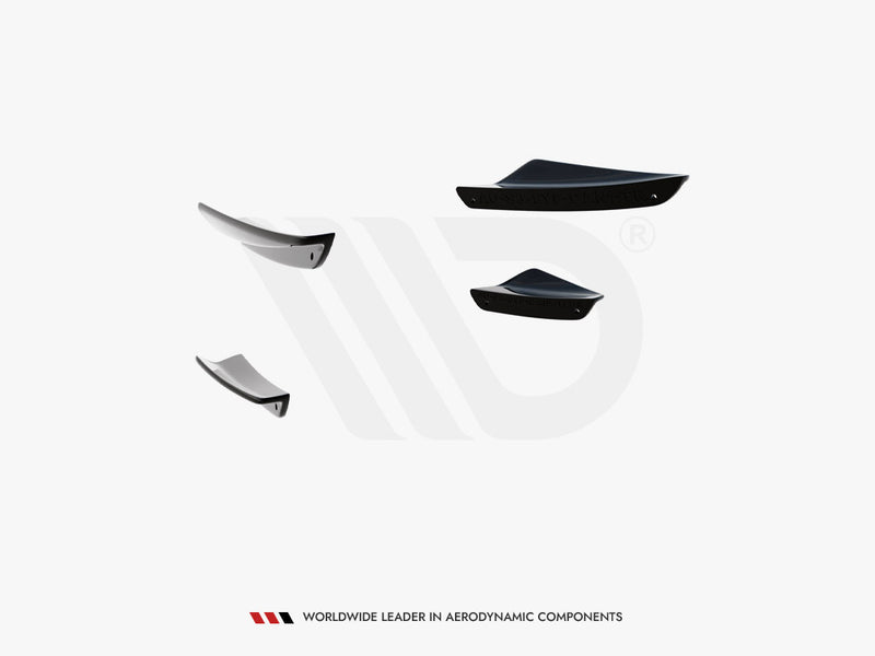 Maxton Design Front Bumper Wings (Canards) Audi A3 S-Line Sedan / S3 Sedan 8Y Facelift