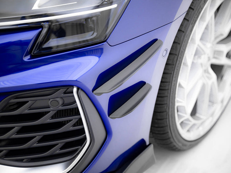 Maxton Design Front Bumper Wings (Canards) Audi A3 S-Line Sedan / S3 Sedan 8Y Facelift