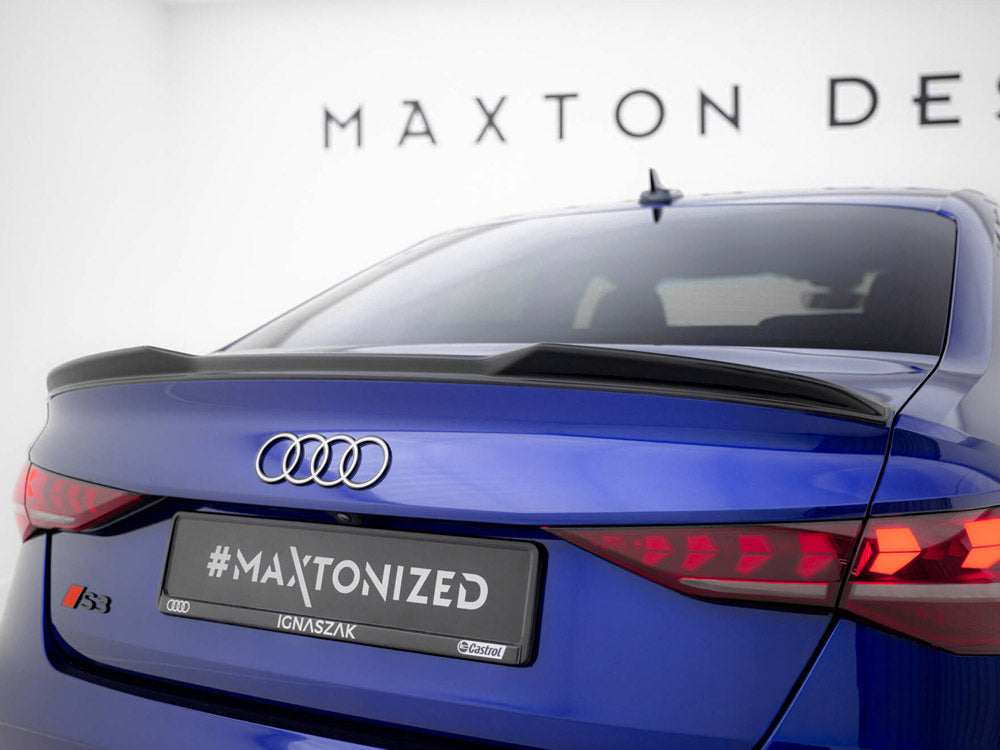 Maxton Design Spoiler CAP 3D Audi A3 S-Line Sedan / S3 Sedan 8Y Facelift