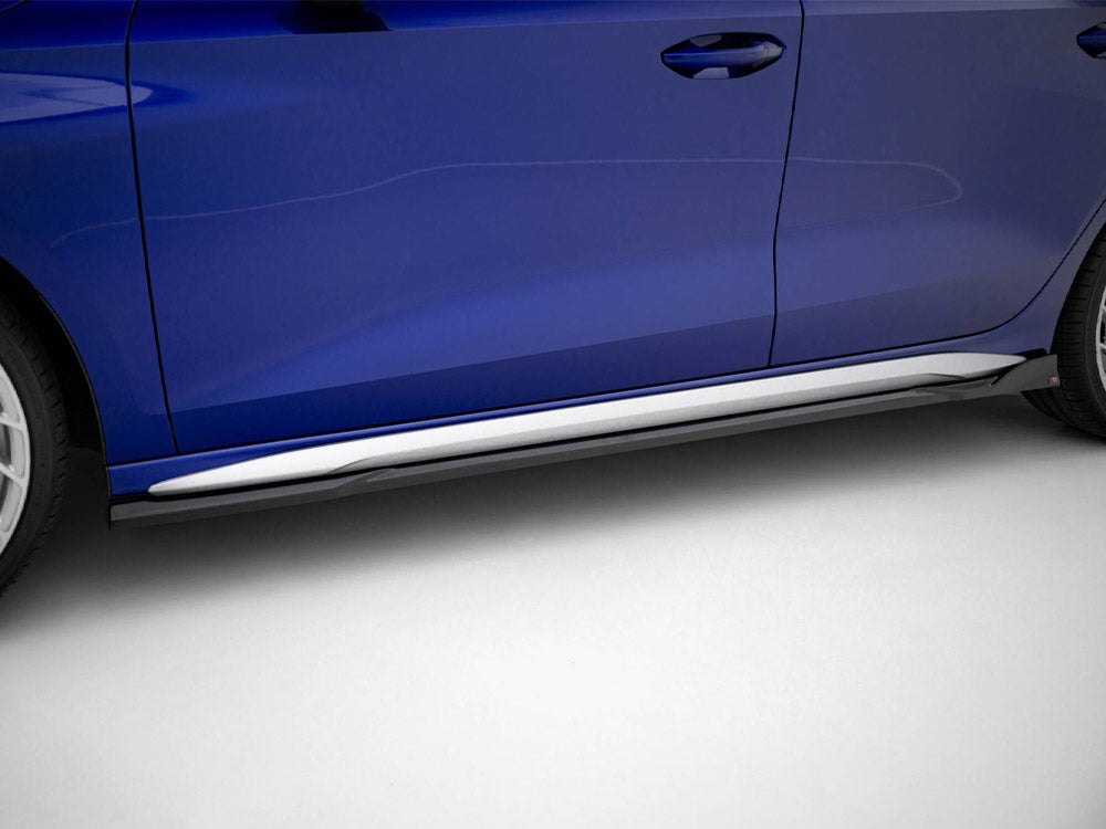 Maxton Design Side Skirts Diffusers V.3 Audi A3 S-Line Sedan / S3 Sedan 8Y Facelift